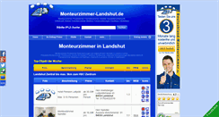 Desktop Screenshot of monteurzimmer-landshut.de