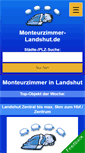 Mobile Screenshot of monteurzimmer-landshut.de